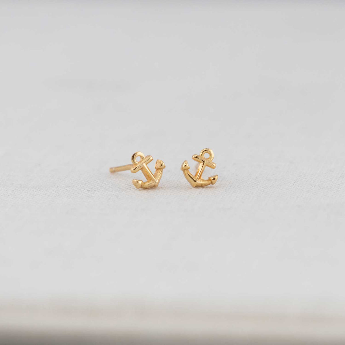 Anchor Stud Earrings