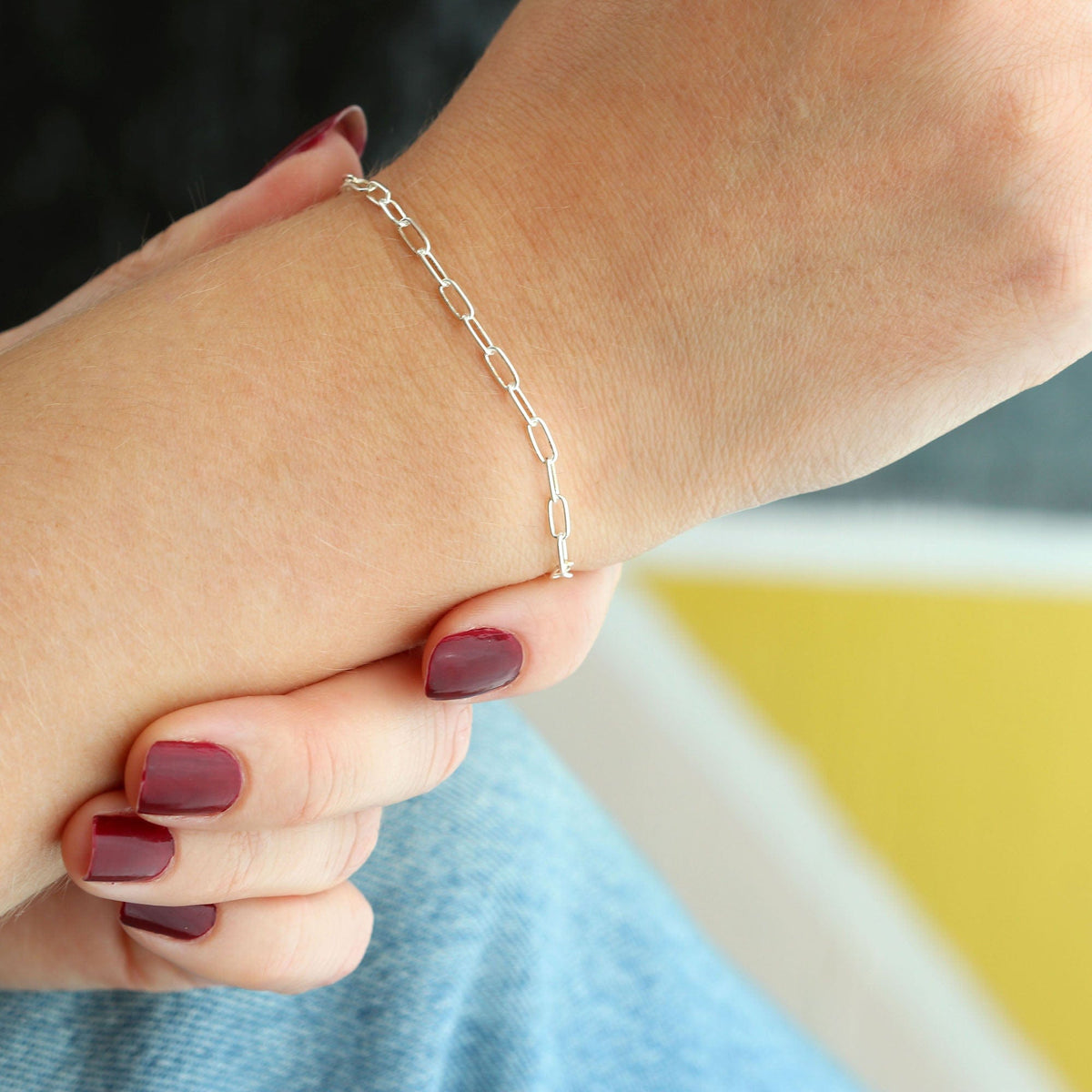 Drawn Cable Chain Bracelet