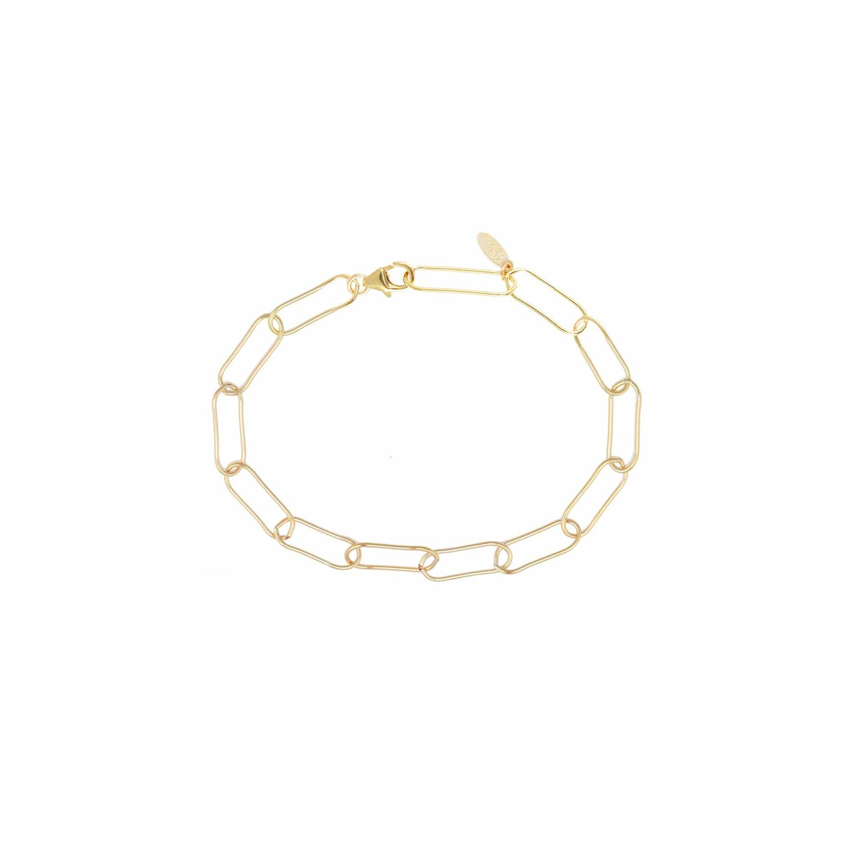 Large Link Chain Bracelet in gold-filled