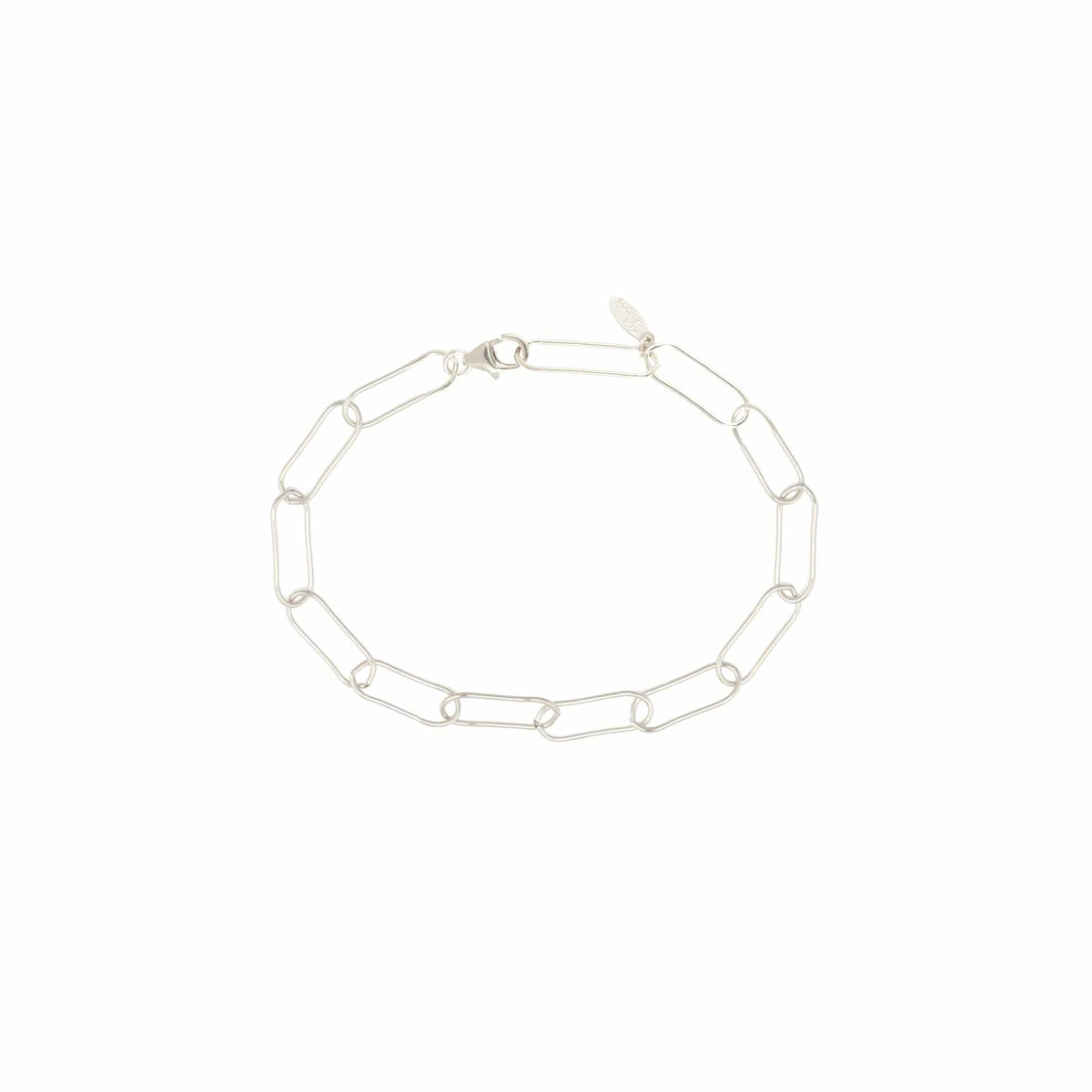 Large Link Chain Bracelet in sterling silver
