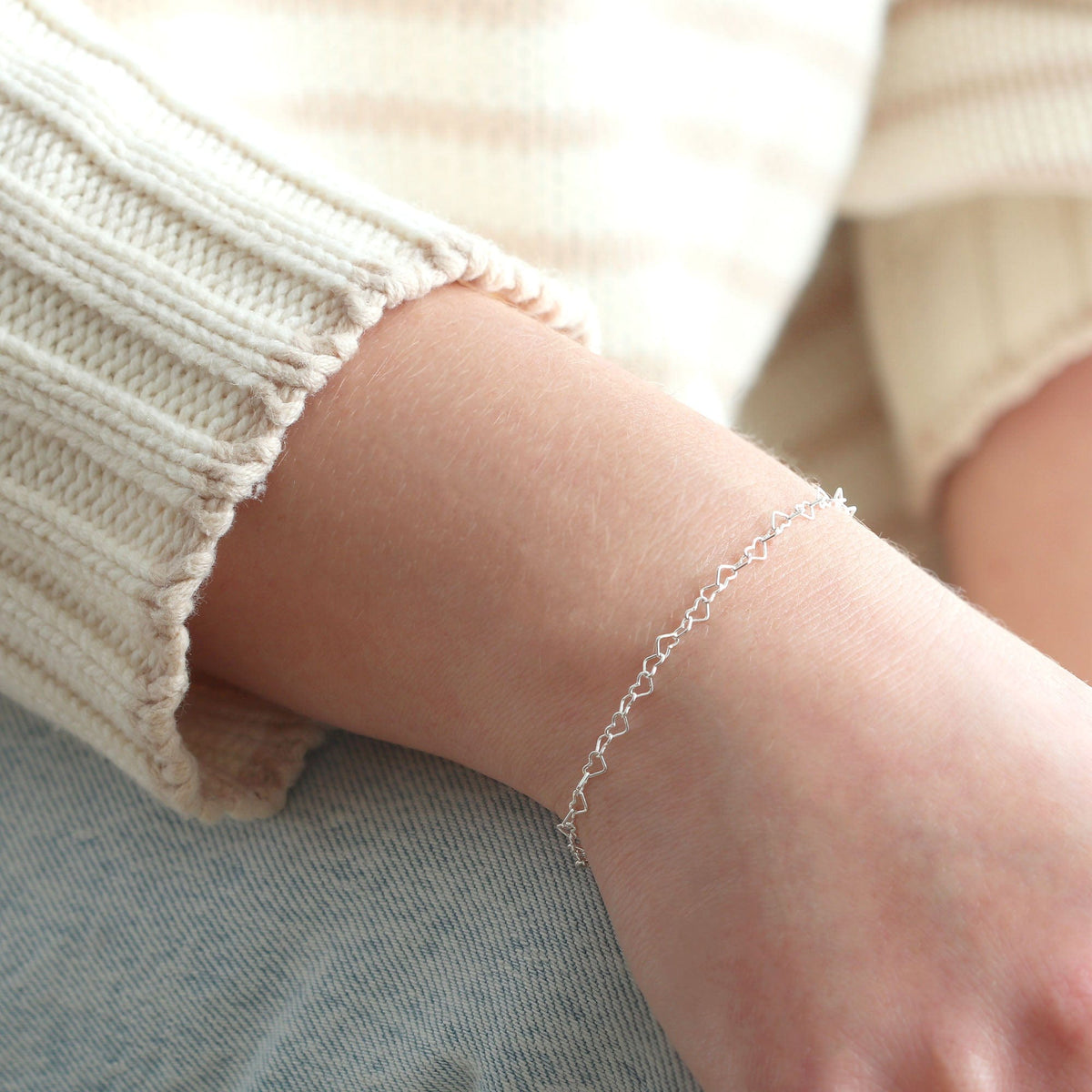 Heart Chain Bracelet