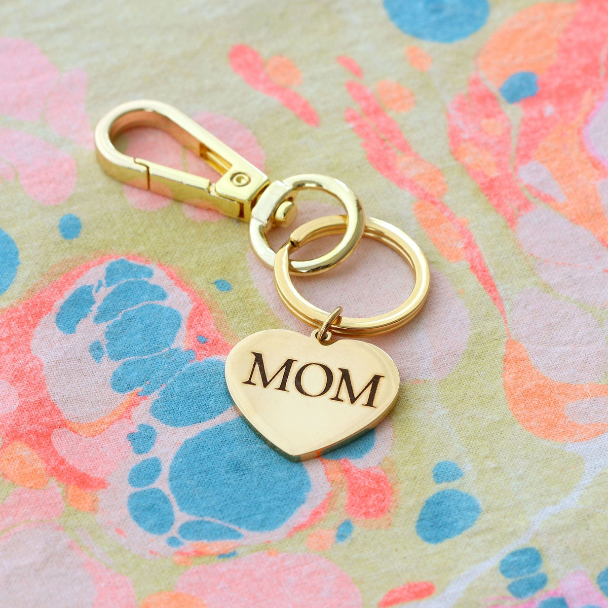 Engraved Bag Charm and Keychain