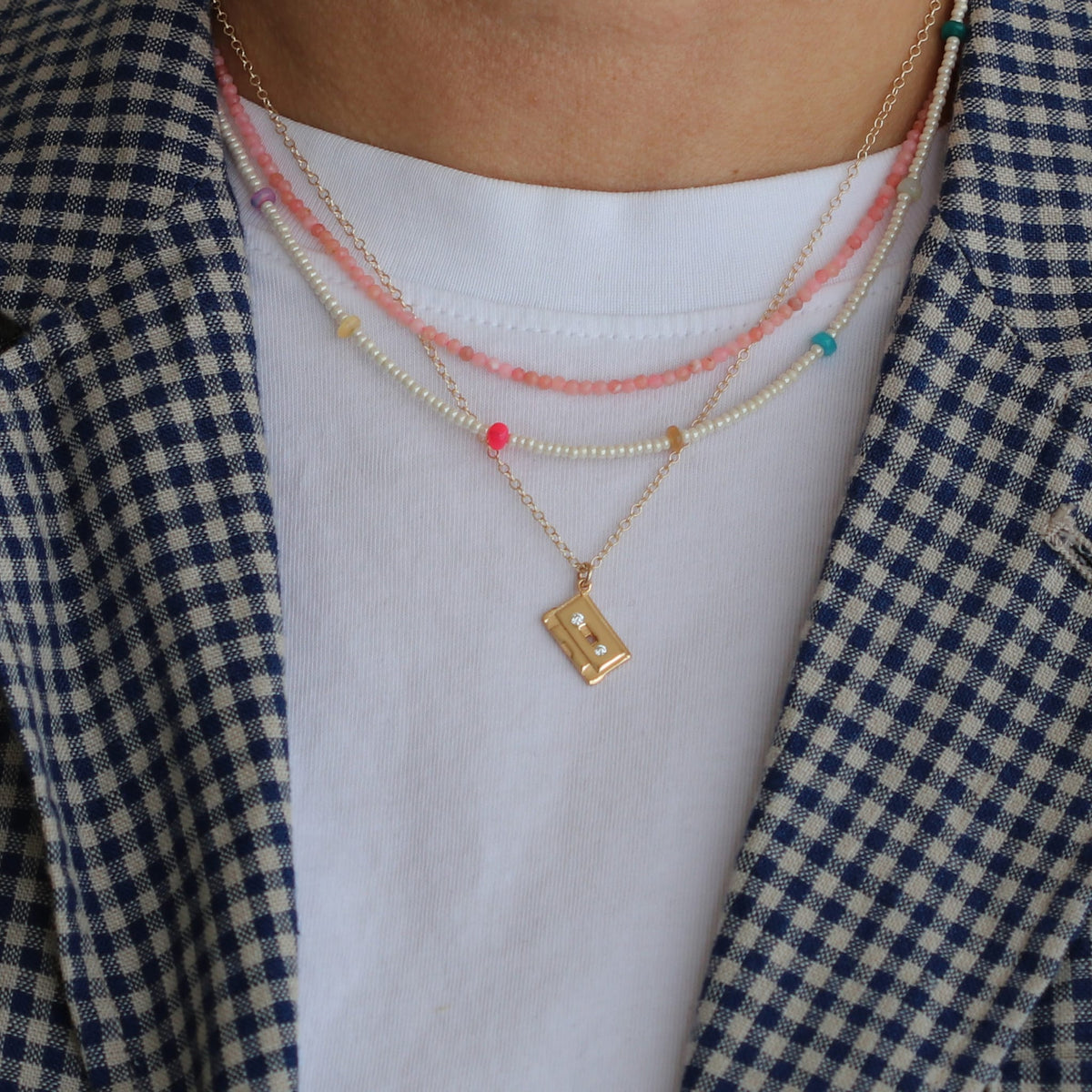 The B-Side Cassette Necklace
