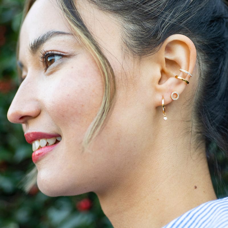 Double Ear Cuff with Crystals