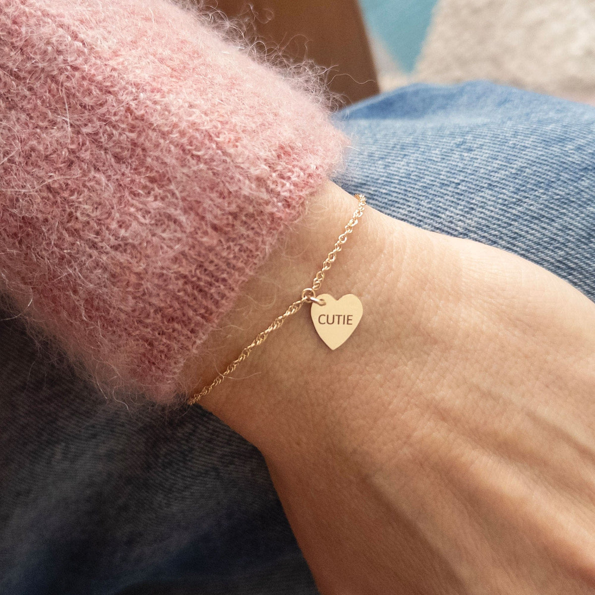 Conversation Hearts Bracelet. CUSTOMIZE!