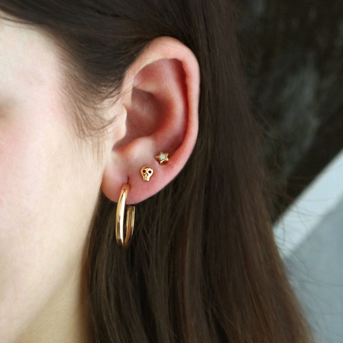 Hollow Hoop Earrings