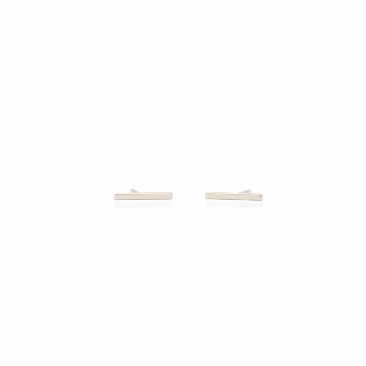 Bar Dash Stud Earrings in sterling silver