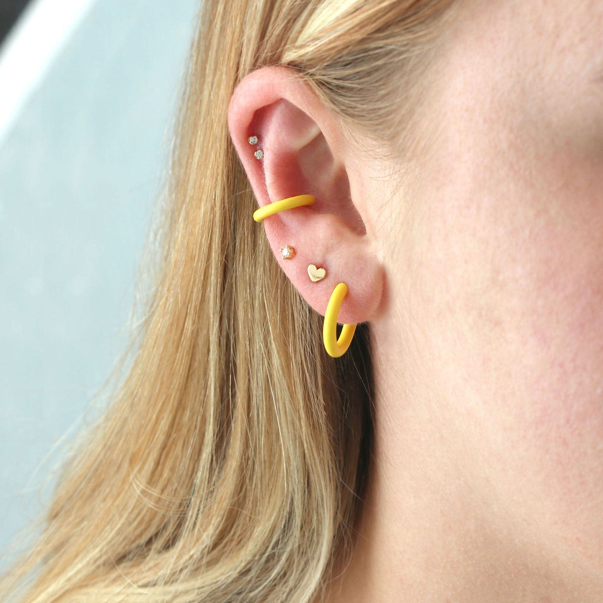 Petite Palette Hoop Earrings