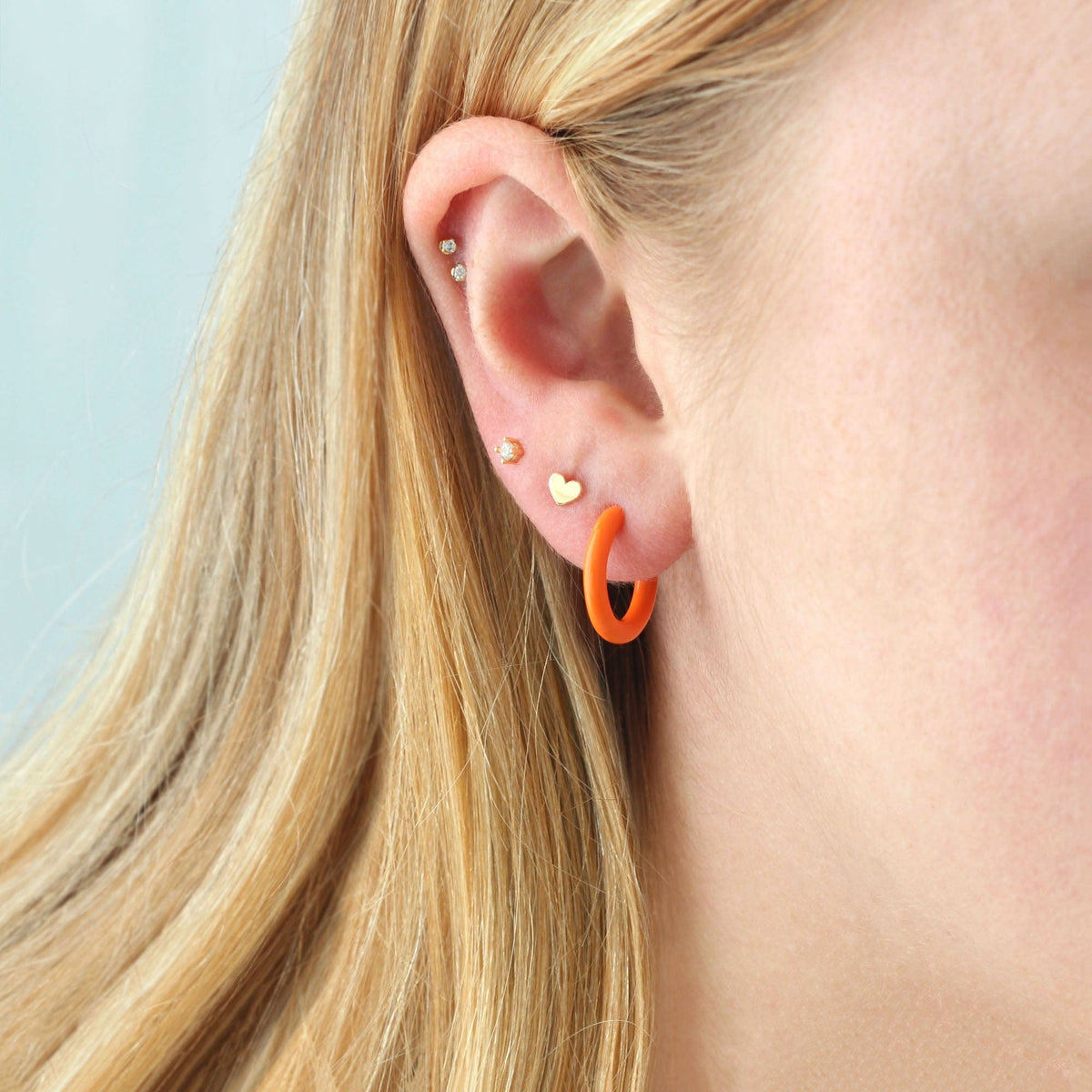 Petite Palette Hoop Earrings