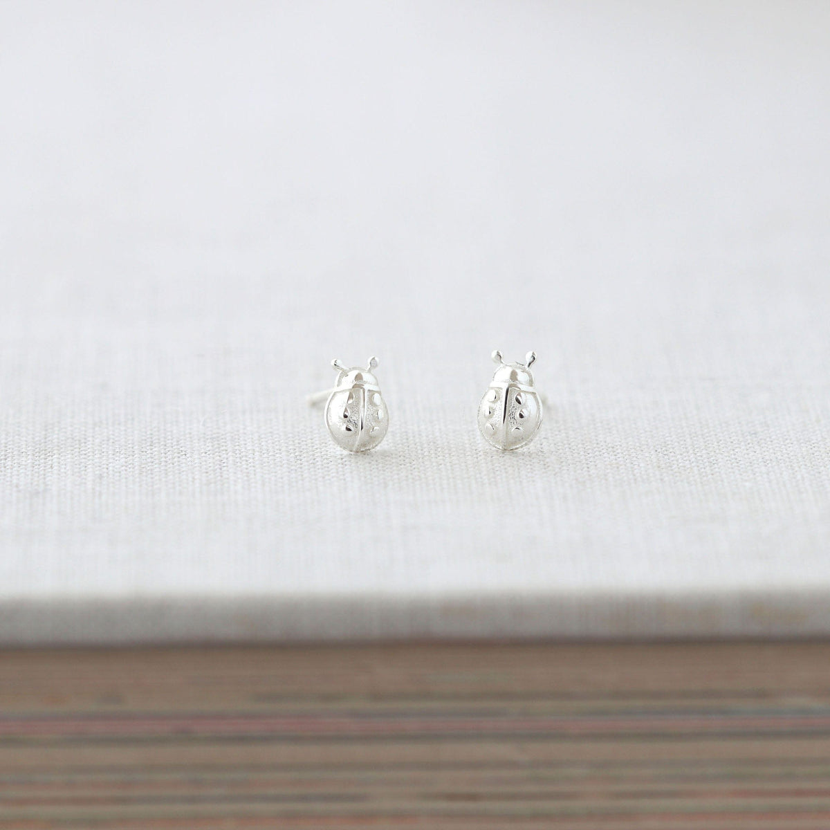 Ladybug Stud Earrings