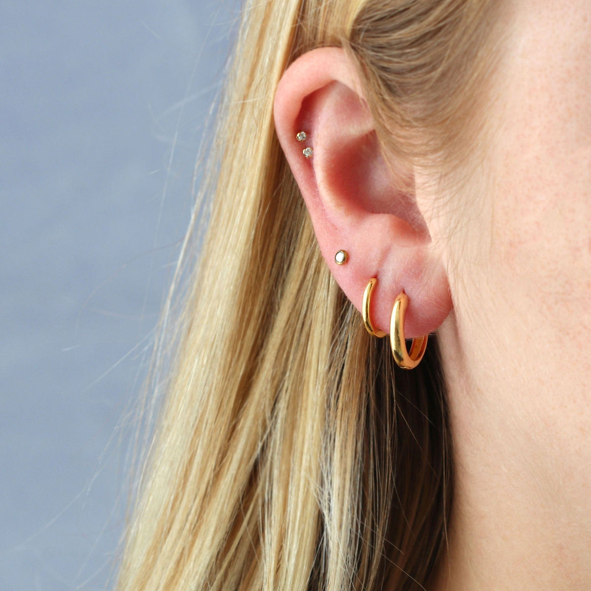 Sunny Side Hoop Earrings