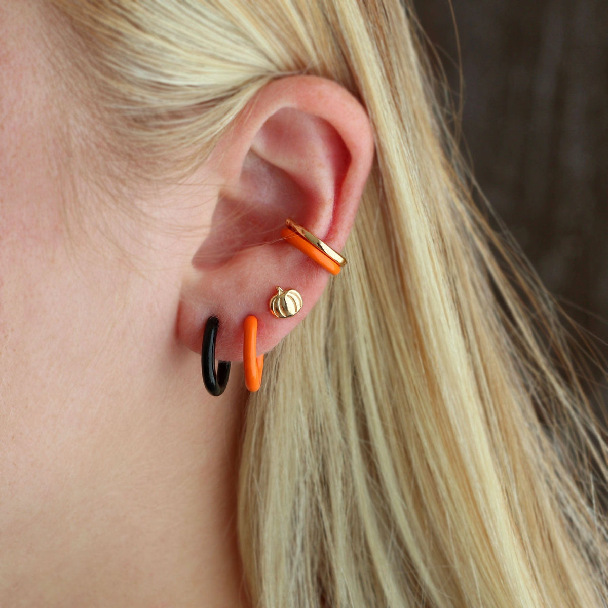 Petite Palette Hoop Earrings