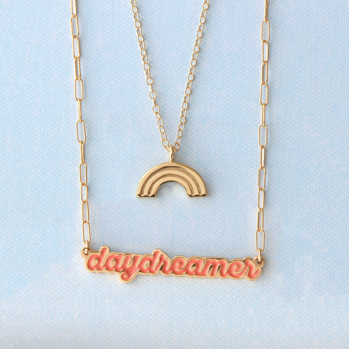 Daydreamer Enamel Charm Necklace