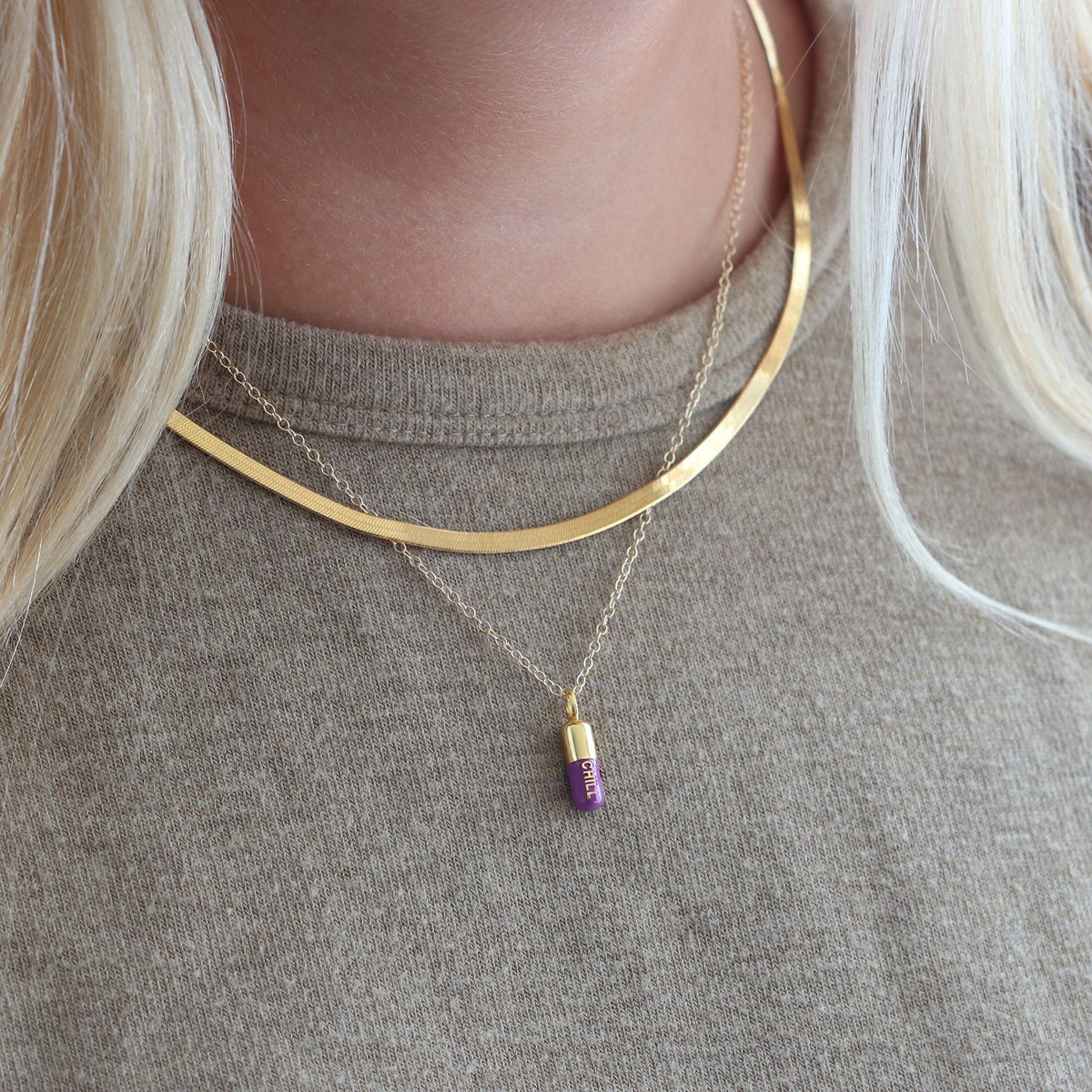 Herringbone Chain Necklace