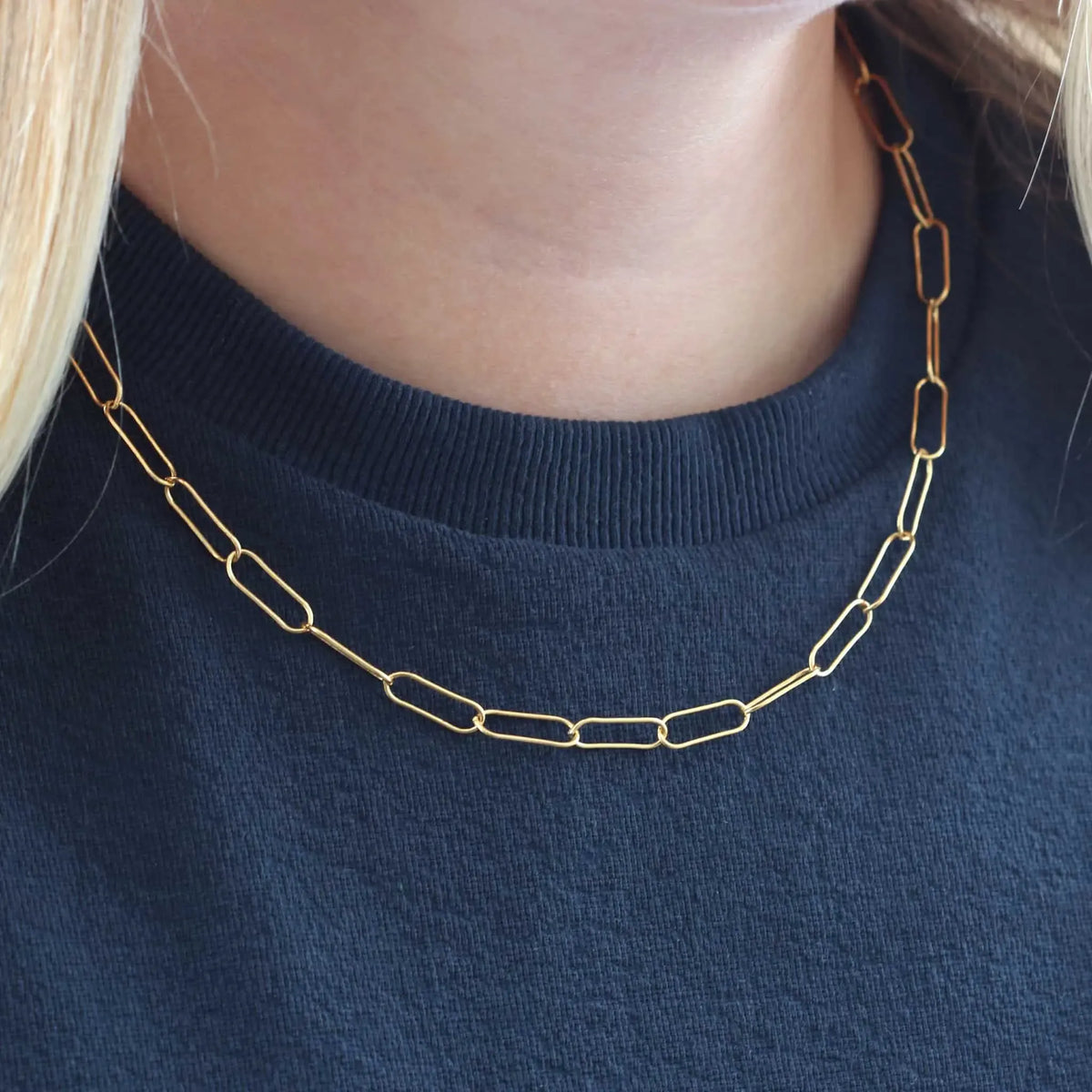 Large Link Chain Necklace