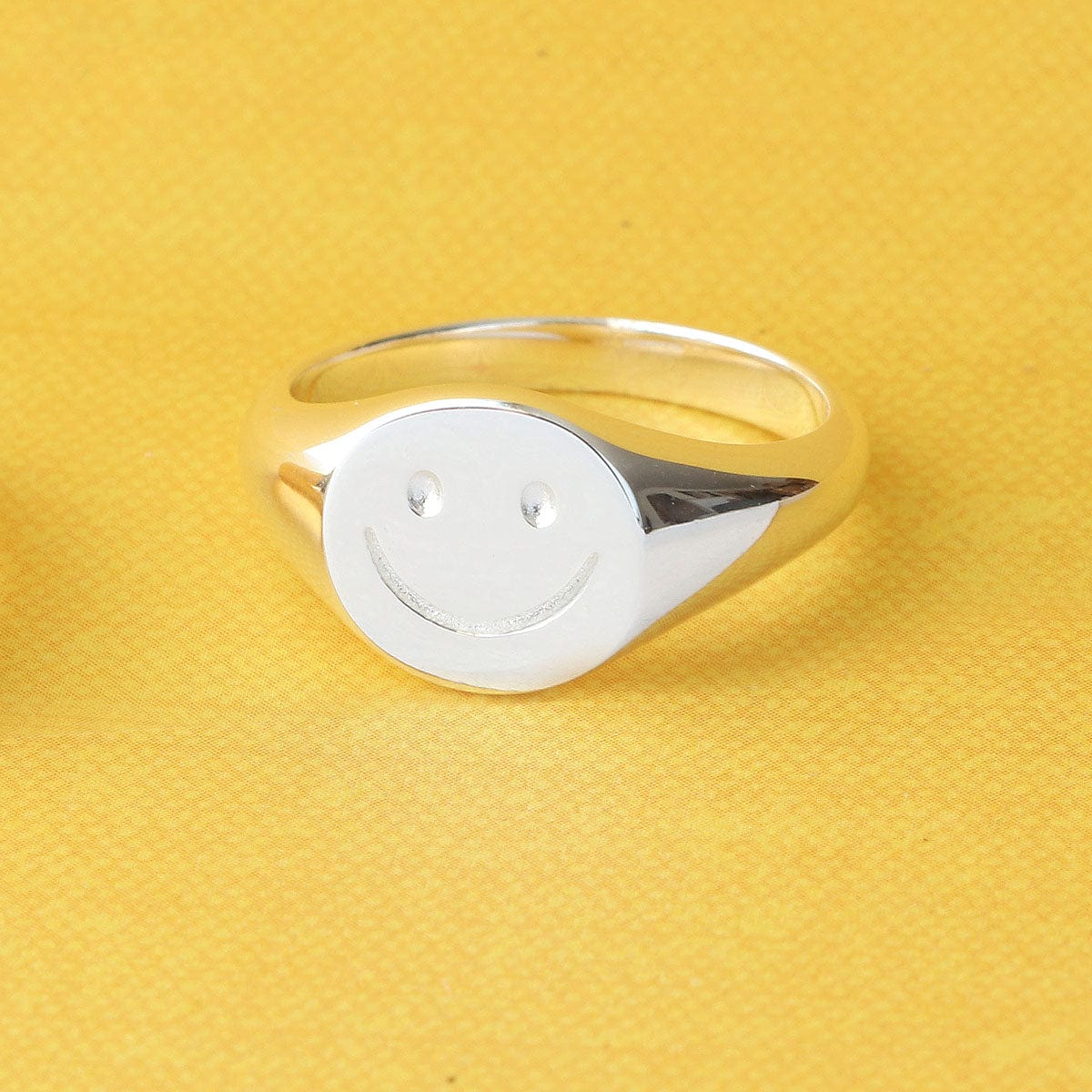 Happy Signet Ring