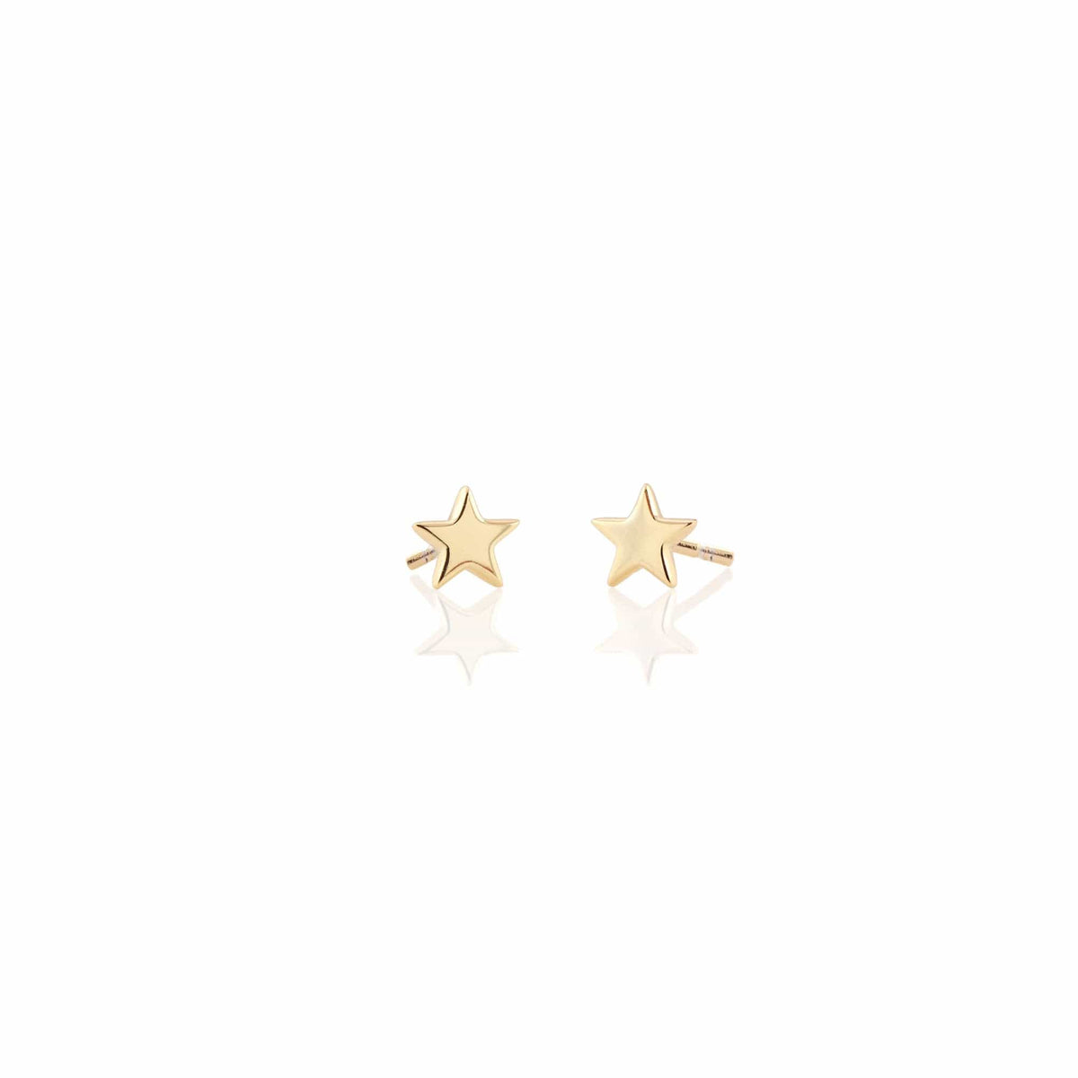 Star Stud Earrings in 18K gold vermeil