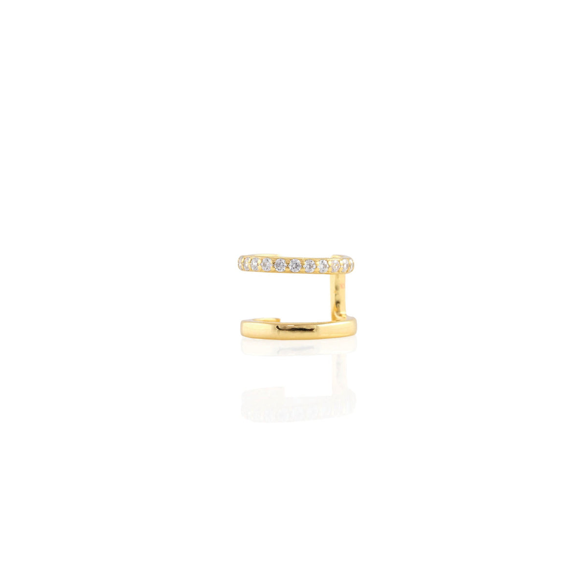 Double Ear Cuff with Crystals