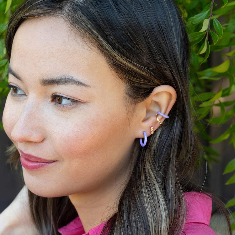 Petite Palette Hoop Earrings
