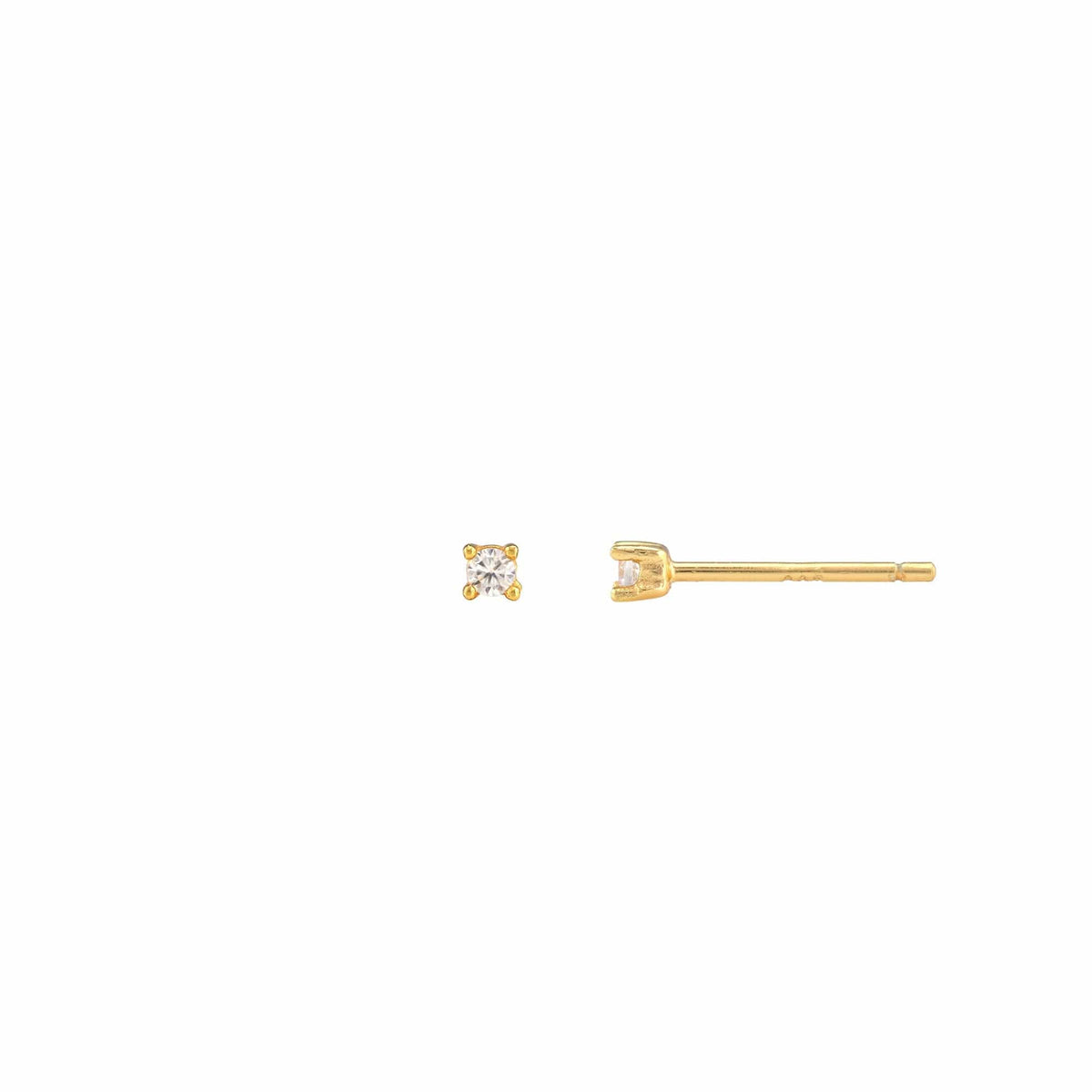Classic Crystal Prong Set Stud Earrings