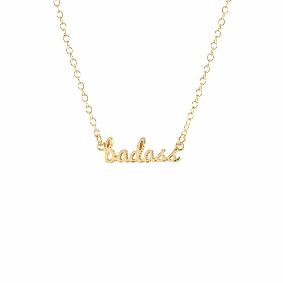 Badass Charm Necklace in 18K gold vermeil