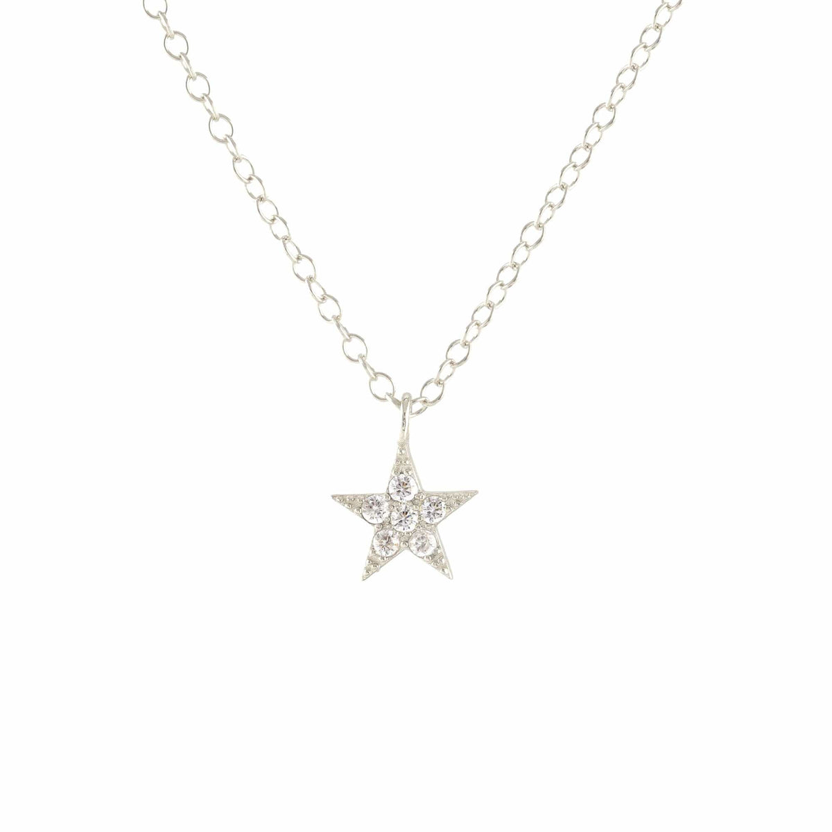Star Crystal Charm Charm Necklace